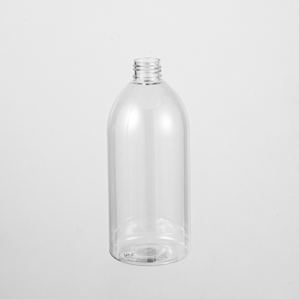 round pet bottle with pump
