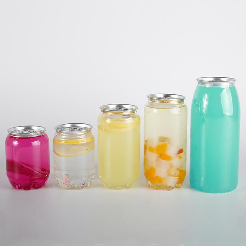 ODM OEM Clear Plastic Cookie Jar Empty Pet Refillable Spice Jars