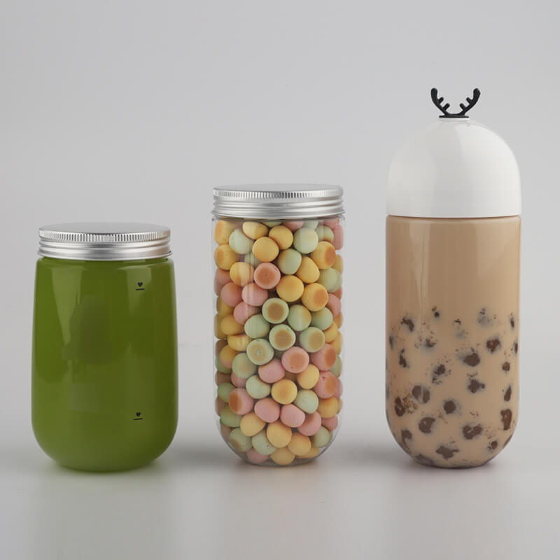 15 oz (450ml) Clear Wide Mouth Round Beverage Bottle