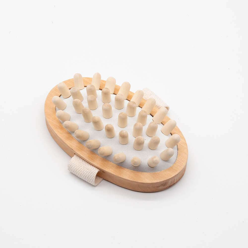 wooden body brush