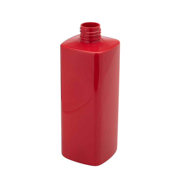 red plastic square bottle companies