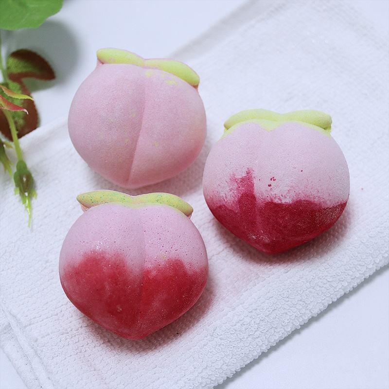 peach bath bomb