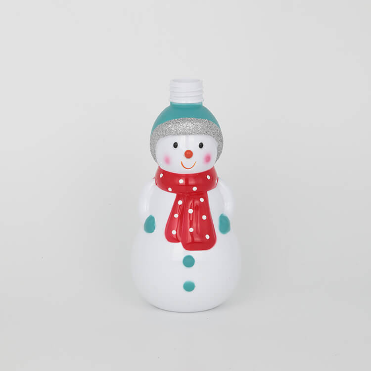 Red Santa Claus Snowman 300ml Bottle