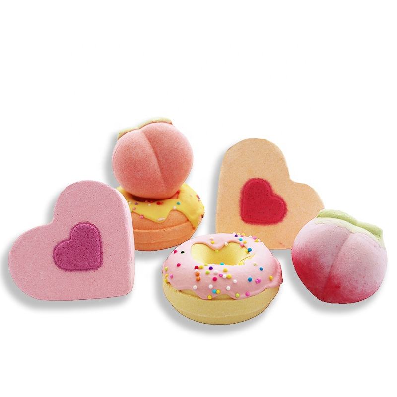 pink bath bombs