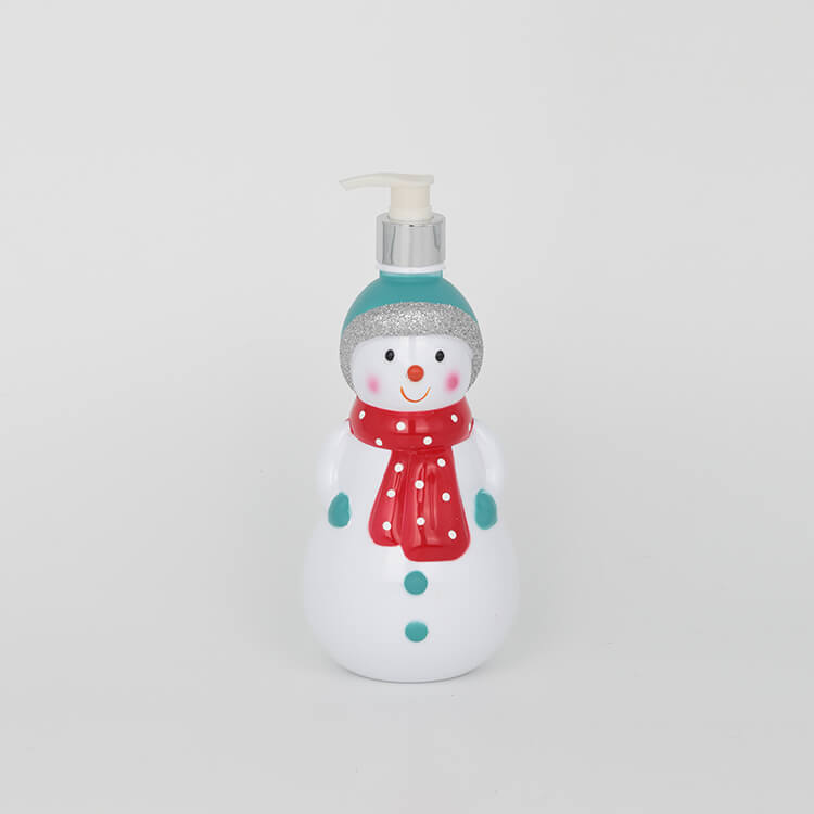 Red Santa Claus Snowman 300ml Bottle