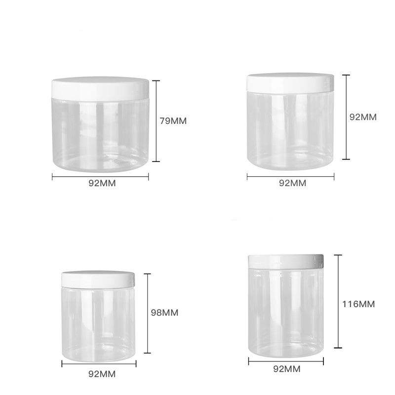 wide mouth plastic jars
