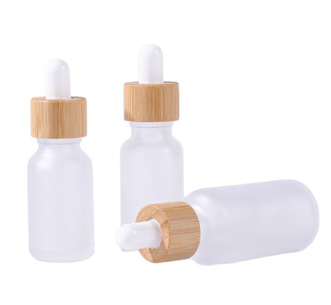 clear white glass dropper bottle bulk