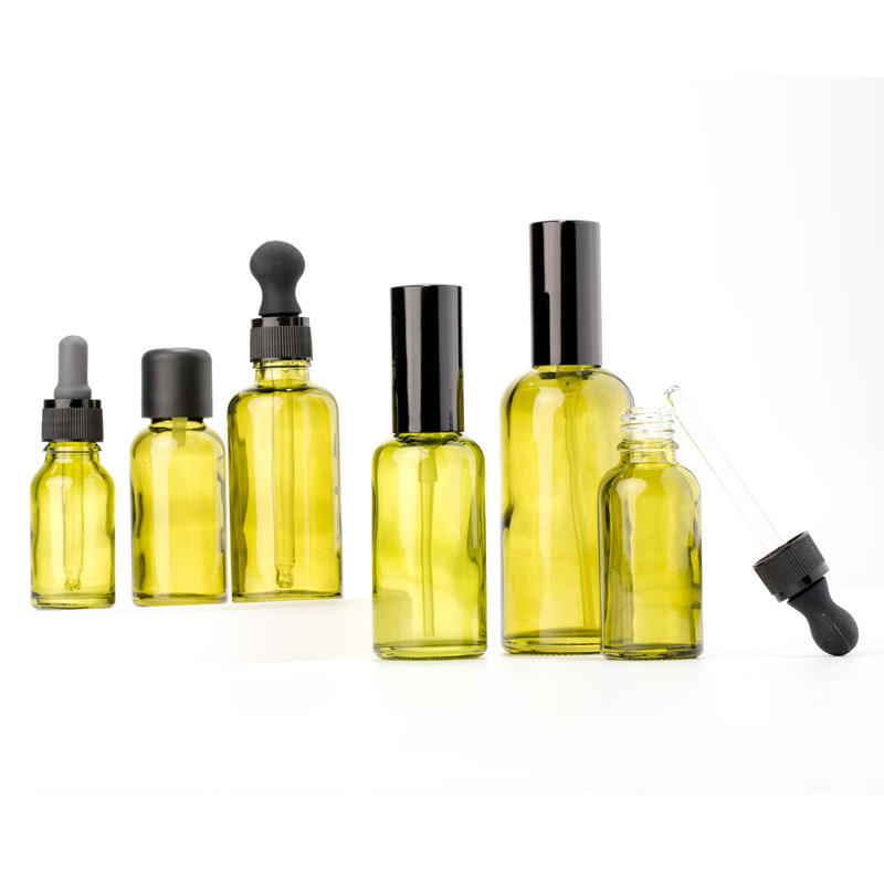 yellow glass dropper bottles bulk
