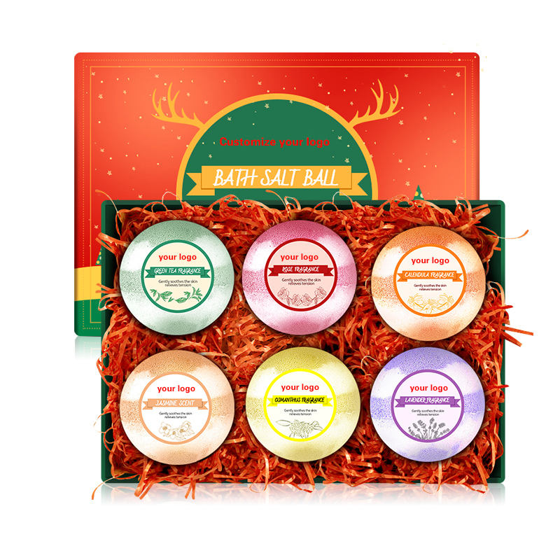 christmas bath bombs gift set