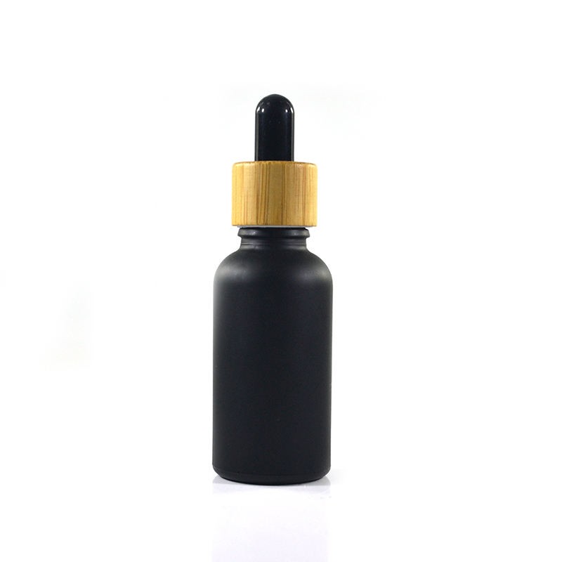 clear glass dropper bottle