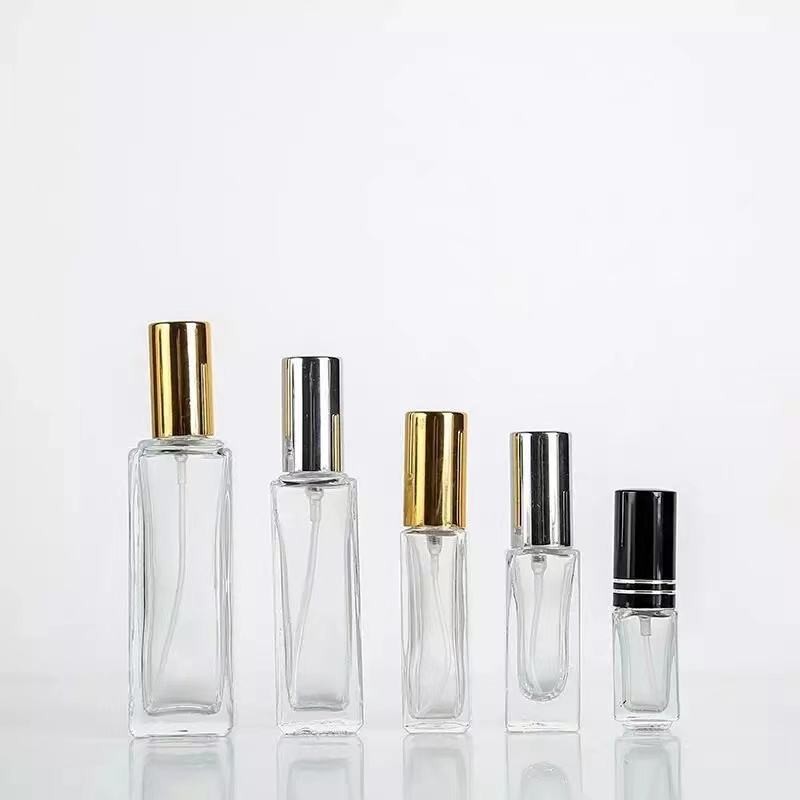 glass dropper bottle luxury white square