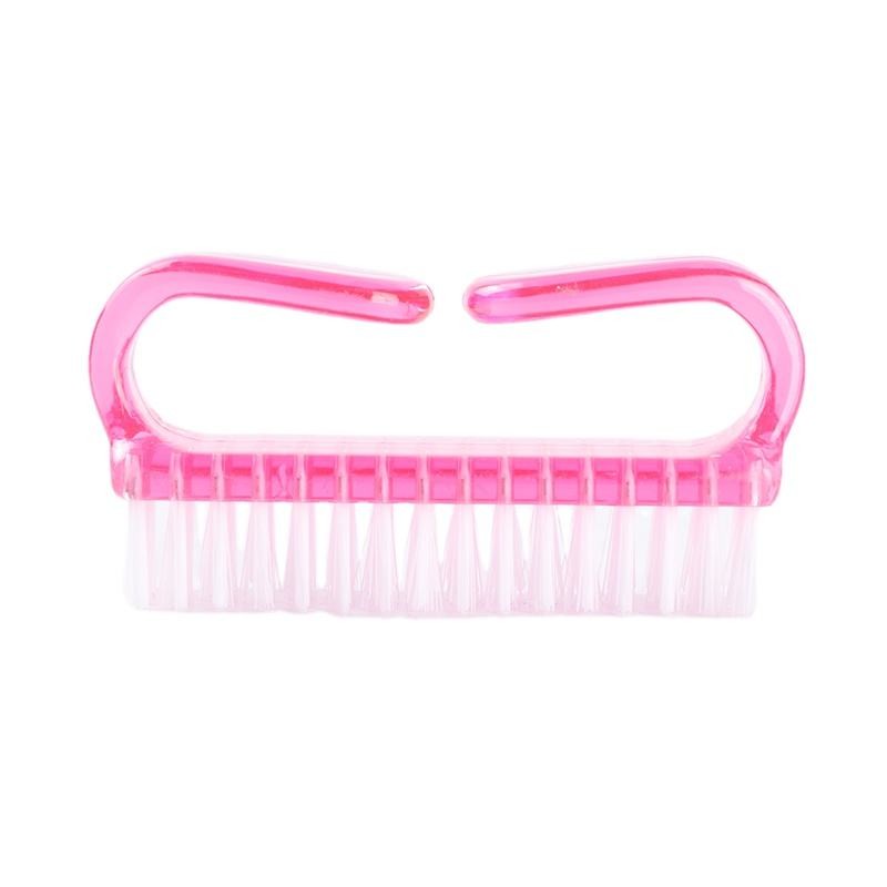 clean dust nail brush