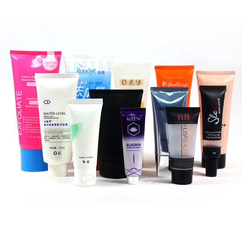 50ml 100ml 200mlempty Matte Black Soft Tubes Refillable Plastic Lotion Squeeze Cosmetic